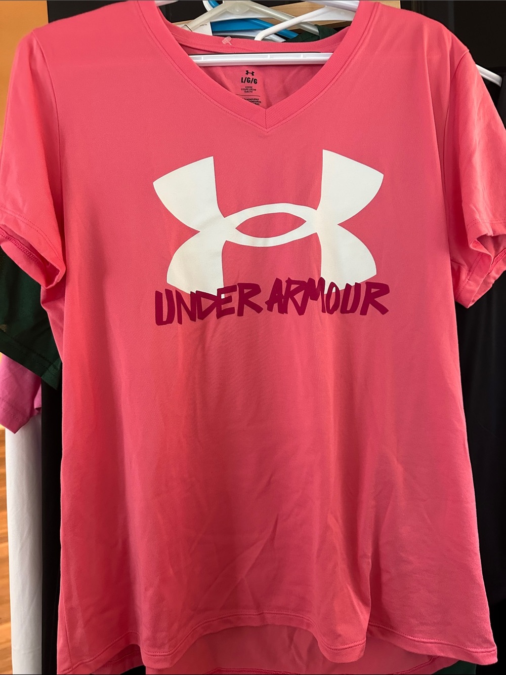 Under Armour Women's UA Tech Marker Solid SS Tee - Pink